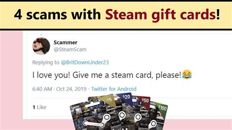 game card delivery scam.